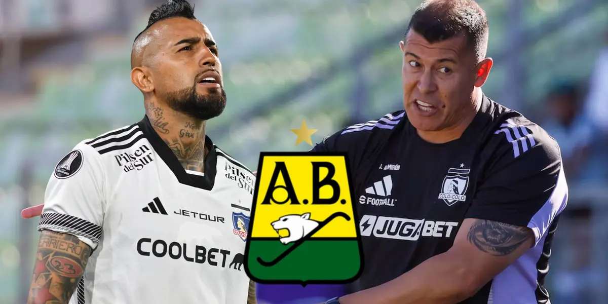 Arturo Vidal y Jorege Almirón (Foto tomada de: La Tercera/La Razón/Wikipedia)