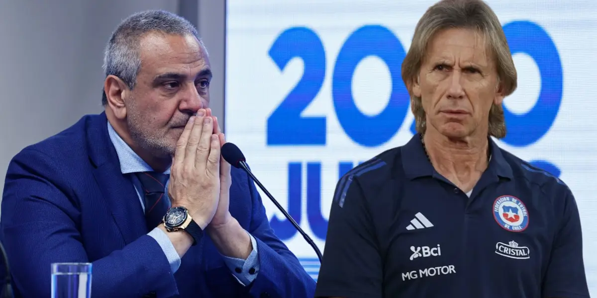 Pablo Milad y Ricardo Gareca (Foto tomada de: La Roja/Dínamo)