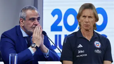 Pablo Milad y Ricardo Gareca (Foto tomada de: La Roja/Dínamo)