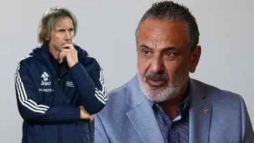 Ricardo Gareca y Pablo Milad (Foto tomada de: ANFP/La Roja)