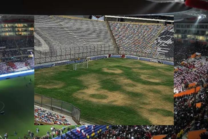 Estado del estadio Nacional de Lima (Foto tomada de: X)