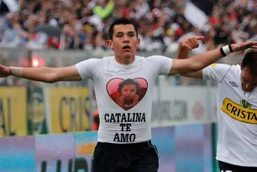 Carlos Muñoz estuvo en viendo a La Roja en el estadio Elías Figueroa Brander.