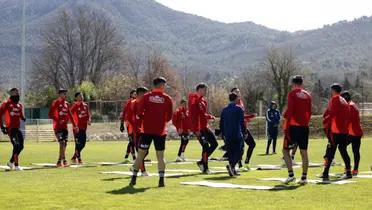 Chile se prepara para enfrentar a Francia. 