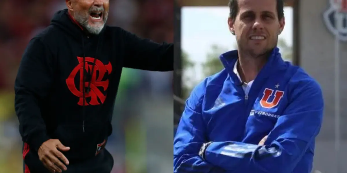 El ex jugador de Universidad de Chile le mandó un mensaje al entrenador del Flamengo tras ser goleado en Brasil. 