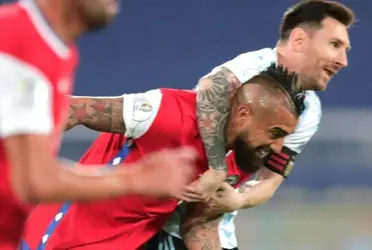 El volante de la selección chilena anotó en la derrota ante los charrúas.