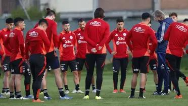 Ricardo Gareca dirigiendo a la Selección Chilena