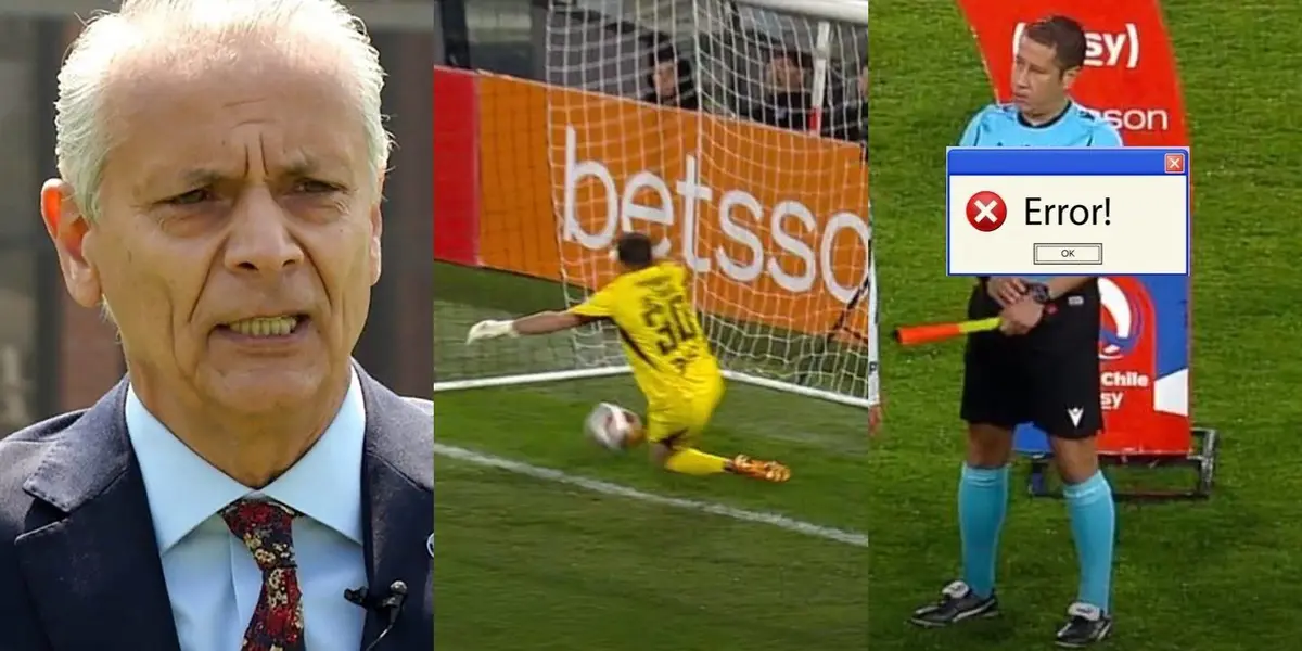 El juez asistente ya había hecho noticia anteriormente en el fútbol chileno.