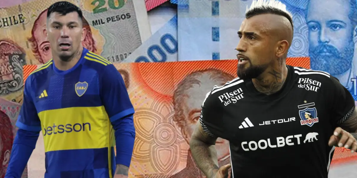 Gary Medel y Arturo Vidal (Foto tomada de: Pensa/Colo Colo/Transfermarkt)