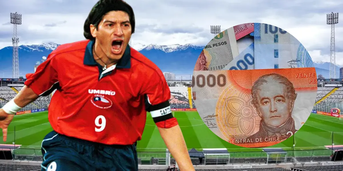 Iván Zamorano (Foto tomada de: Colo Colo/La Roja/Prensa)