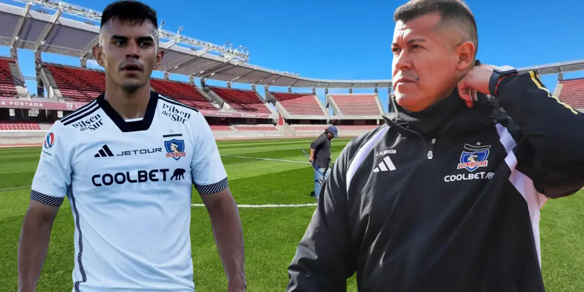 Vicente Pizarro y Jorge Almirón (Foto tomada de: La Serena/TNT/Colo-Colo)