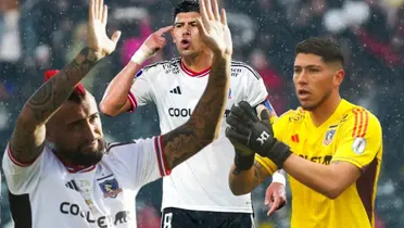 Arturo Vidal, Esteban Pavez y Brayan Cortés en Colo Colo.