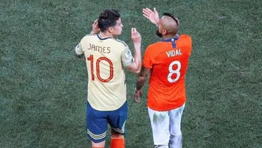 Arturo Vidal ha hecho buena amistad con James Rodríguez. 