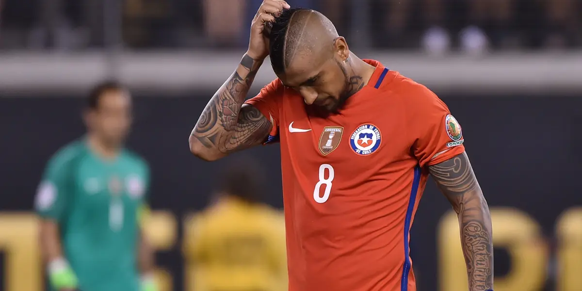 Arturo Vidal sigue recibiendo duras críticas. 