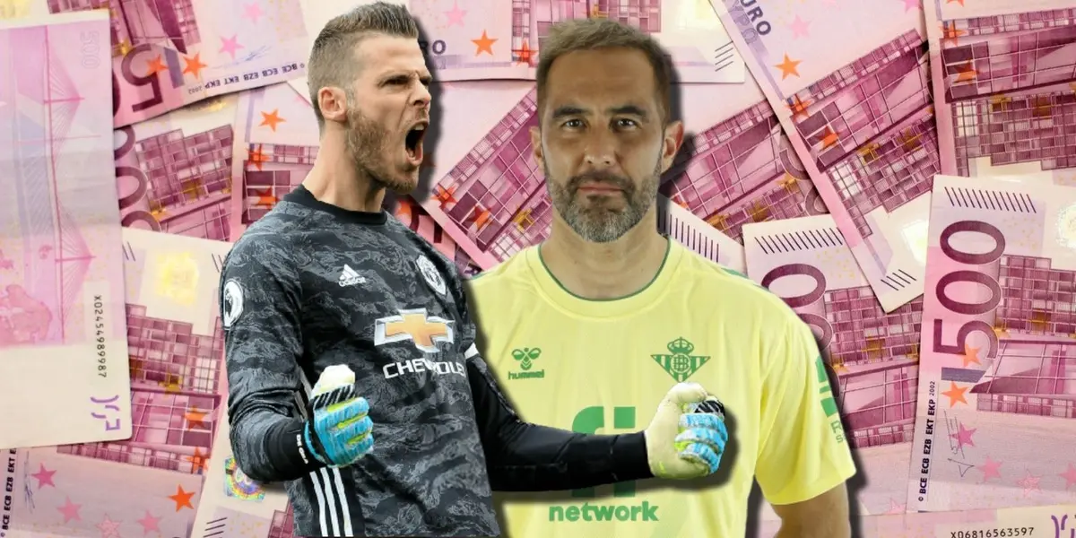 Claudio Bravo puede tener competencia fuerte en el arco porque reportan en Europa que quieren a David De Gea, pero mira su sueldo