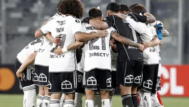 Colo Colo en cancha. 