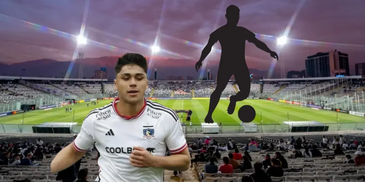 Damián Pizarro con la camiseta de Colo Colo. 