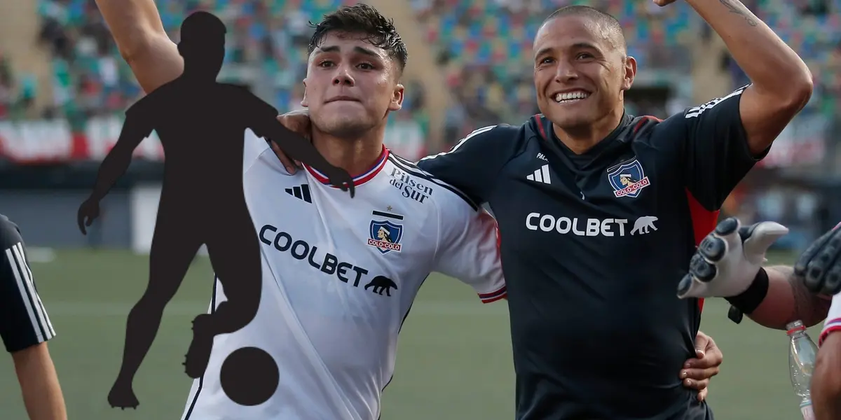 Damián Pizarro y Leandro Benegas celebrando en Colo Colo. 