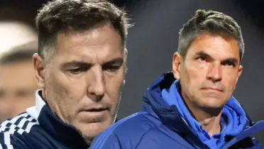 Eduardo Berizzo y Mauricio Pellegrino. 