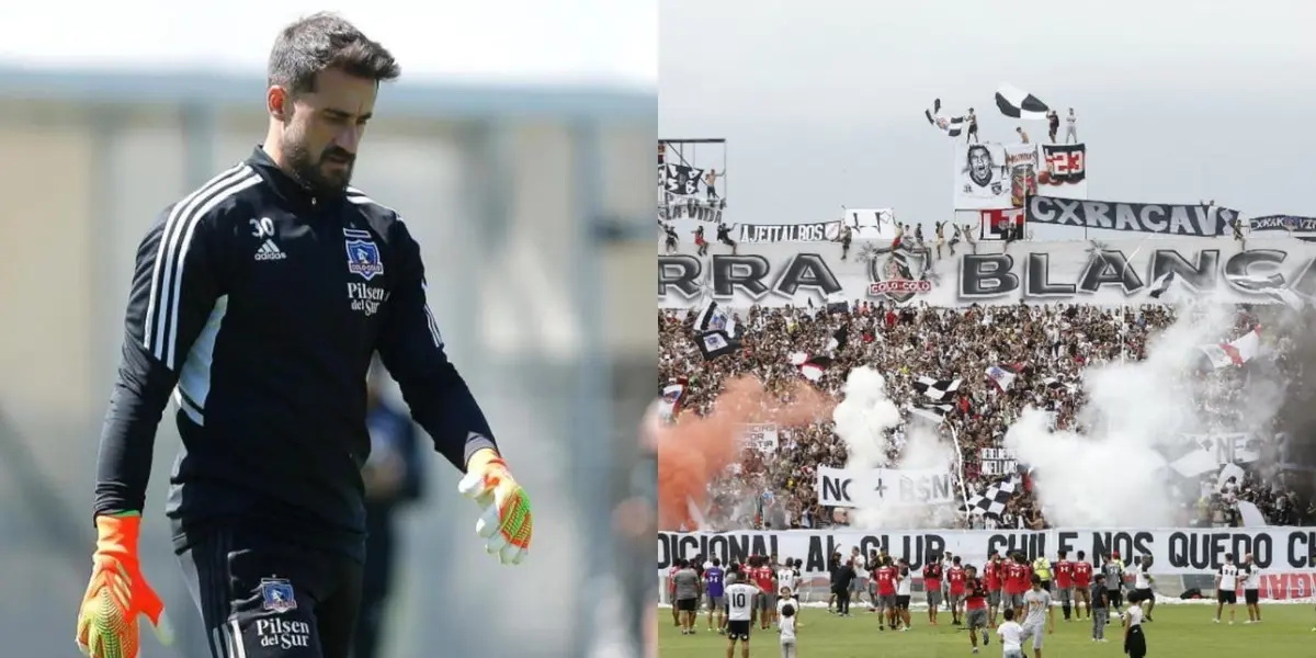 El arquero de Colo Colo habría tenido problemas con los hinchas.