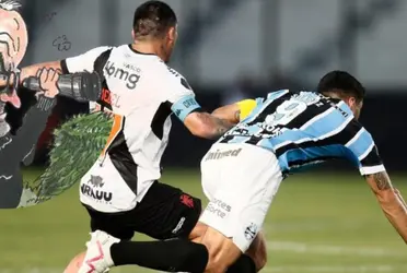 El defensor de la selección chilena fue figura en victoria de Vasco Da Gama.