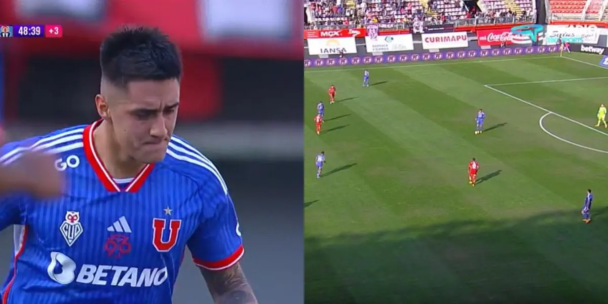 El defensor de Universidad de Chile no tiene un partido tranquilo. 