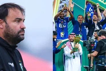 El DT chileno cayó en la final de la Copa del Rey de Arabia Saudita contra Ramón Díaz. 