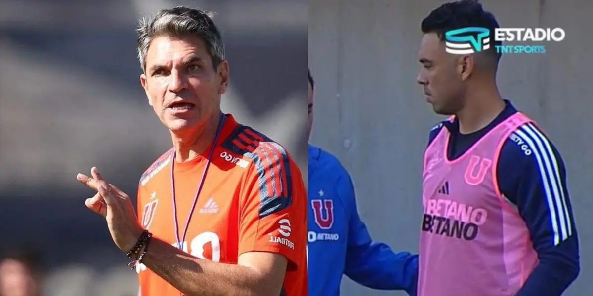 El entrenador de Universidad de Chile buscaría conversar con su defensor.