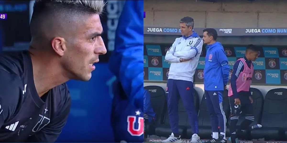 El entrenador de Universidad de Chile se estaría distanciando del delantero.