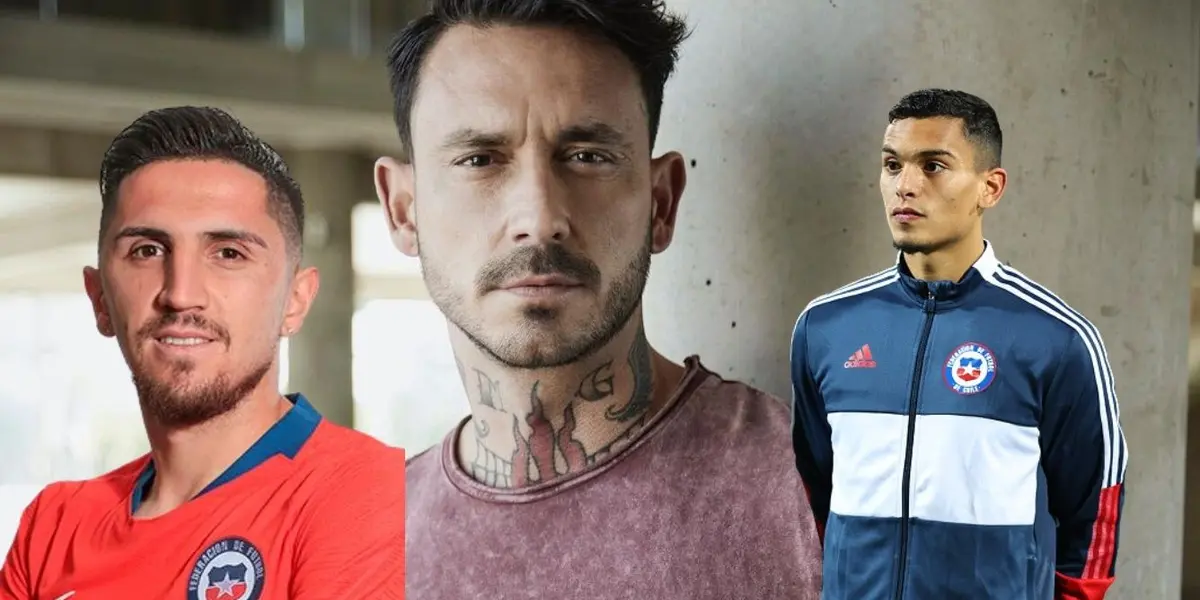 El exjugador de la Selección Chilena se mostró molesto con el actuar de ambos futbolistas.