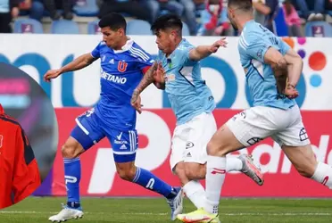 El futbolista preocupa al entrenador de Universidad de Chile.  