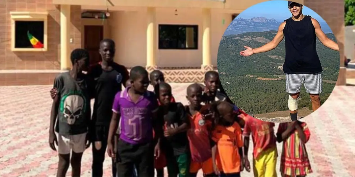 El futbolista senegalés está transformando su pueblo de origen.