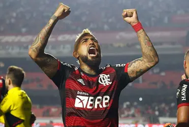 El Rey fue titular en la final de la Copa de Brasil, donde Flamengo obtuvo la victoria