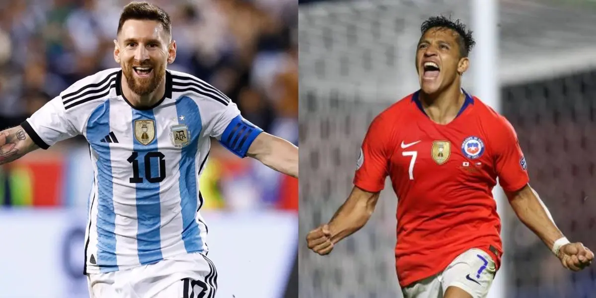 El tanto fue igual a los que anota Messi con el PSG y la Selección Argentina