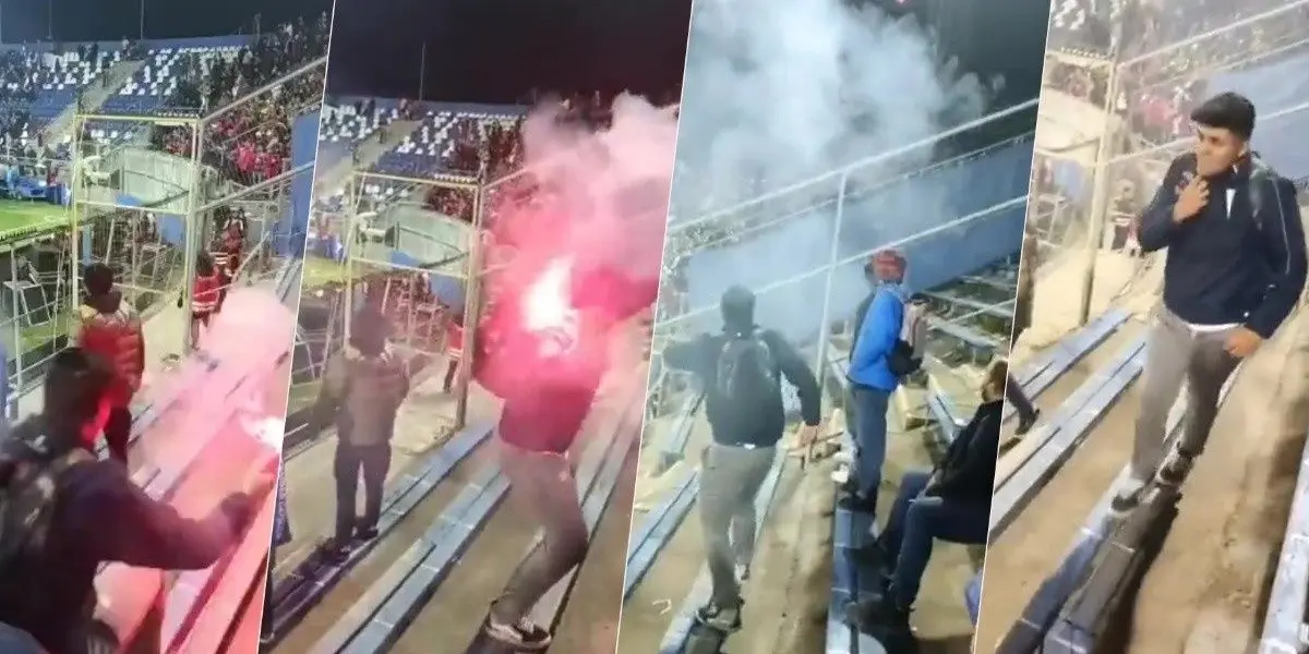 El último paso de Universidad Católica por Copa Libertadores dejó hechos lamentables en su tribuna.