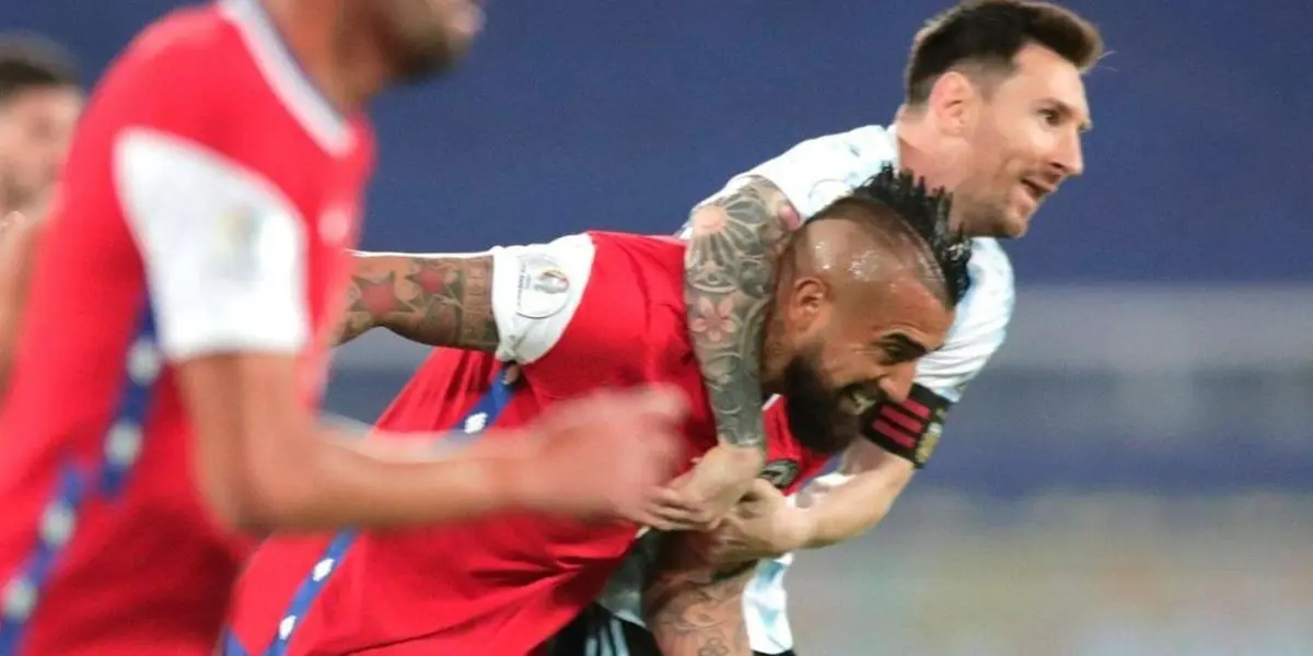 El volante de la selección chilena anotó en la derrota ante los charrúas.