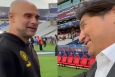 En la previa de la Liga de Campeones, el español saludó al delantero chileno y le mandó un sorpresivo mensaje. 