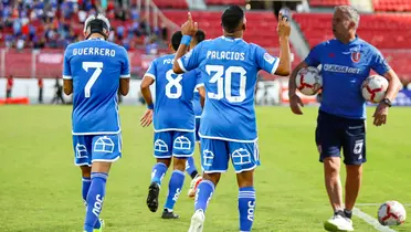 Gustavo Álvarez, Cristian Palacios y Maximiliano Guerrero en Universidad de Chile. 