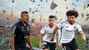 Jorge Almirón, Maximiliano Falcón en el Estadio Monumental. 