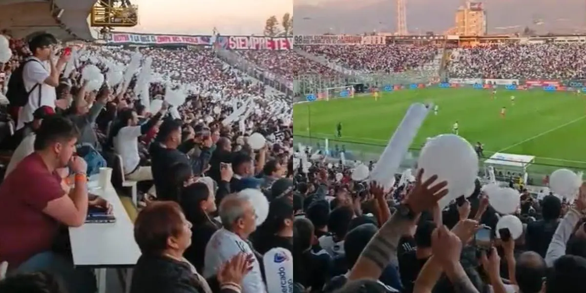 La hinchada del cuadro popular sorprendió con su demostración de afecto.