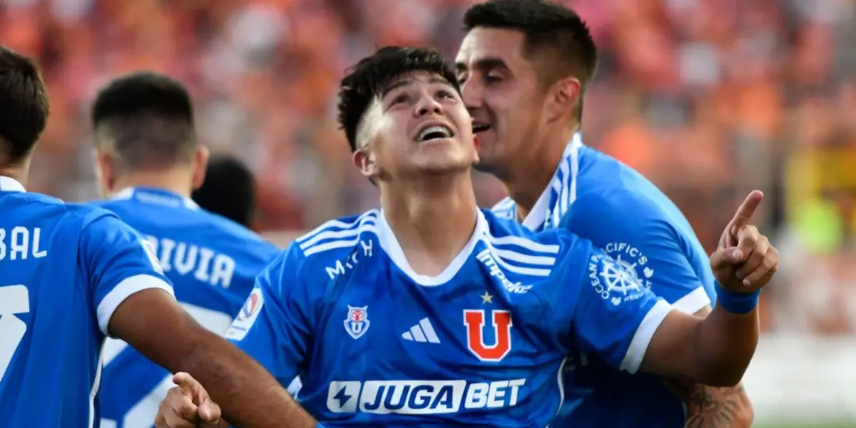 Marcelo Morales con la camiseta de Universidad de Chile. 