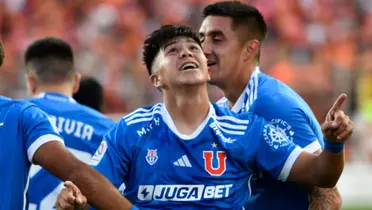 Marcelo Morales con la camiseta de Universidad de Chile. 