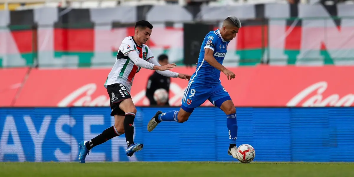 Universidad de Chile vs. Palestino. 